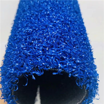 Erba artificiale blu colorata della corte di paddle tennis del filato 15mm