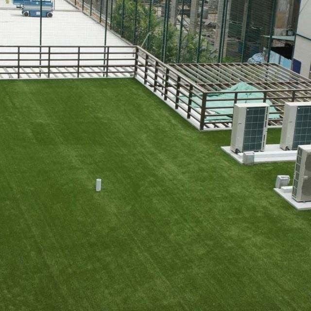 Del polietilene costo ad erba artificiale sul tetto piano 20-40 millimetri di altezza