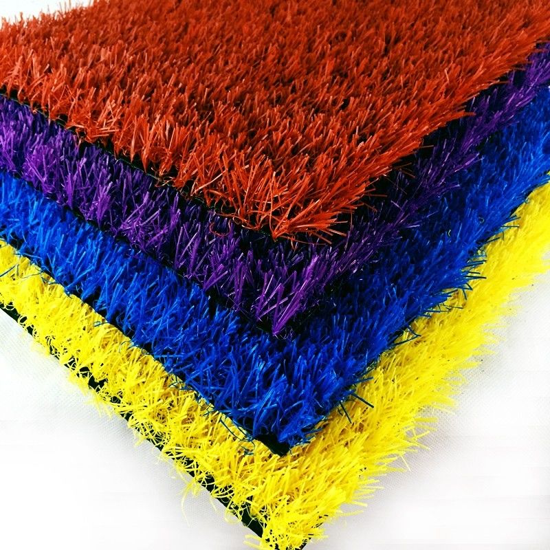 Erba sintetica di lusso del tappeto erboso/erba artificiale ignifuga commerciale